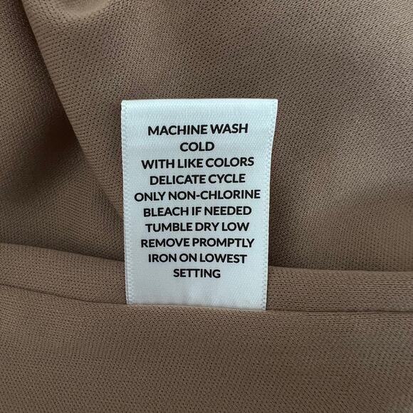 Nurture by Westbound Woman Velvet Maxi Dress 3X Brown Animal Print High Low Hem - Picture 8 of 10